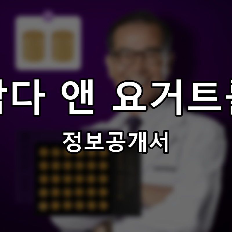 눈을담다 프랜차이즈 정보공개서