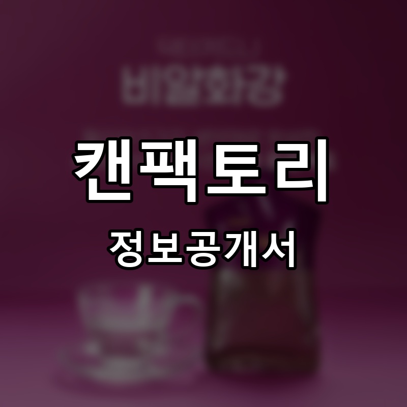 캔팩토리(CANFACTORY) 프랜차이즈 정보공개서