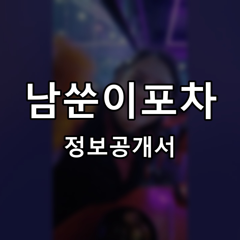 남쑨이포차 프랜차이즈 정보공개서 요약