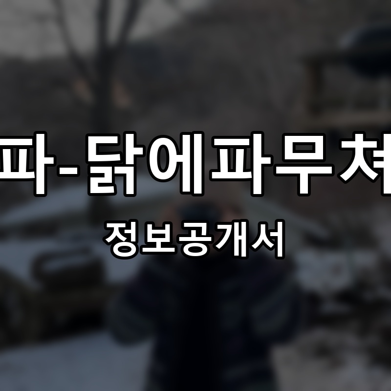 파-닭에파무쳐 프랜차이즈 정보공개서