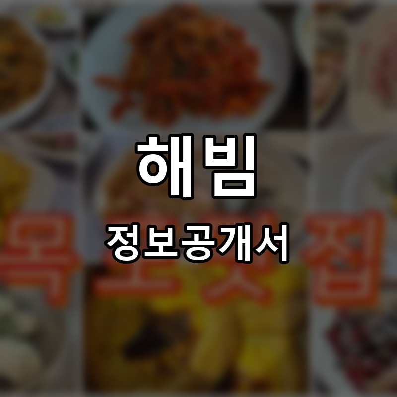 해빔 프랜차이즈 정보공개서