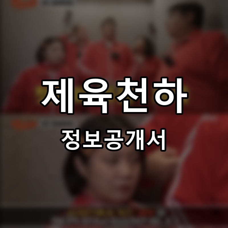 양푼갈비신&제육천하 프랜차이즈 정보공개서 요약