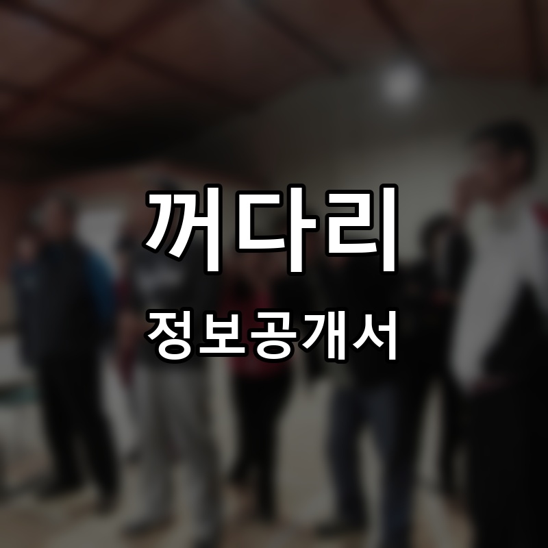 꺼다리 프랜차이즈 정보공개서 요약