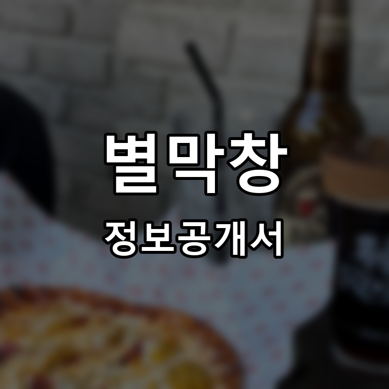 987피자 프랜차이즈 정보공개서 요약