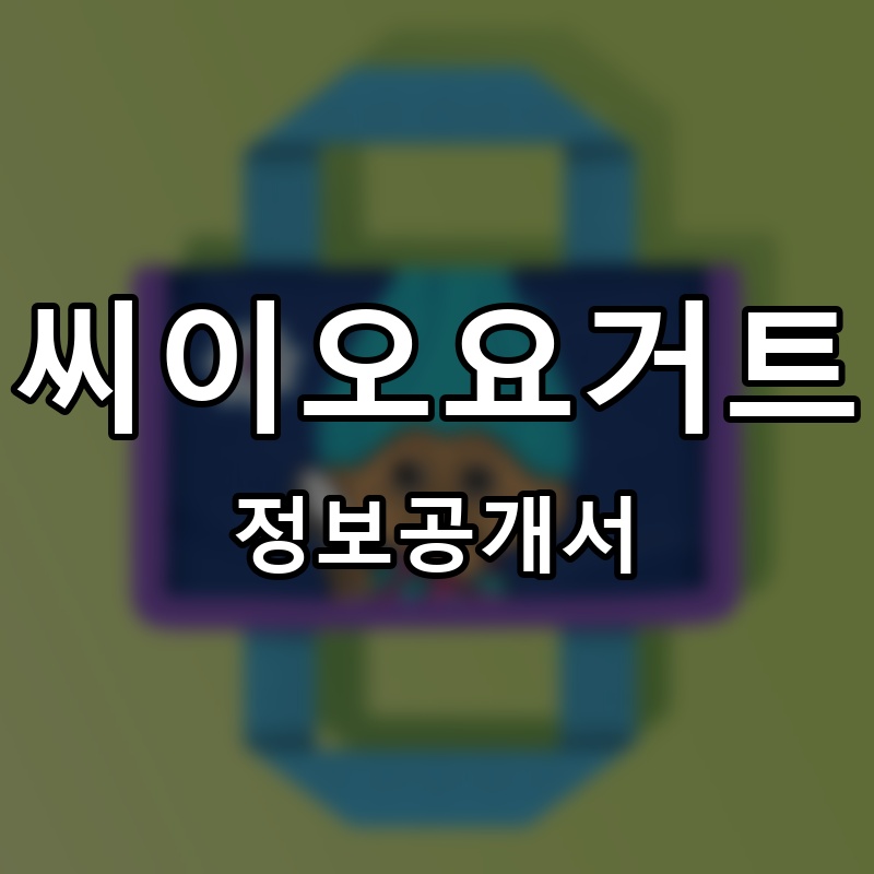 씨이오요거트 프랜차이즈 정보공개서 요약