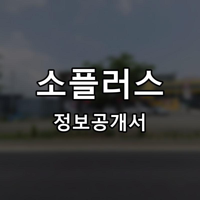 소플러스 프랜차이즈 정보공개서 요약