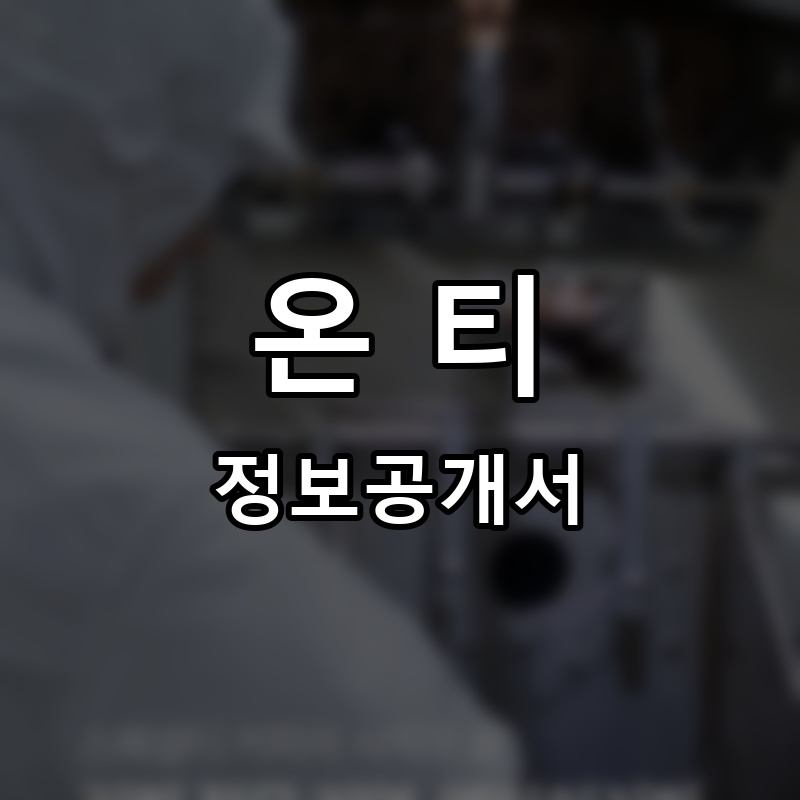 아이커피(i coffee) 프랜차이즈 정보공개서 요약