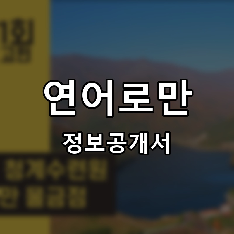 연어로만 프랜차이즈 정보공개서 요약