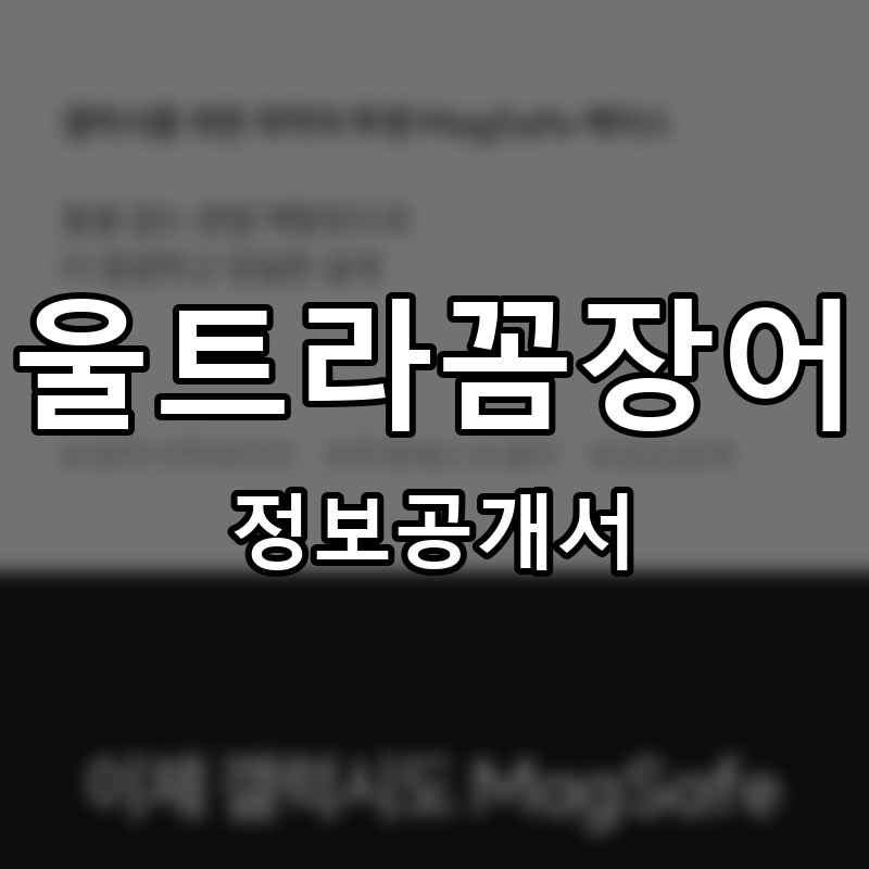 울트라꼼장어 프랜차이즈 정보공개서