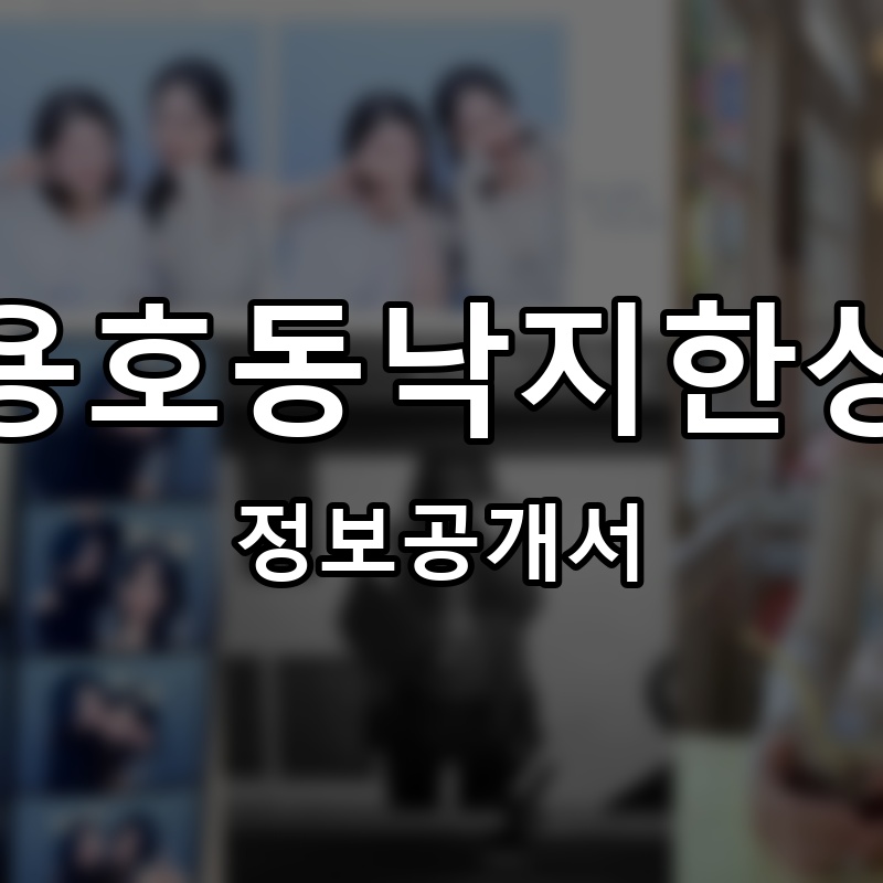 용호동낙지 한상 프랜차이즈 정보공개서