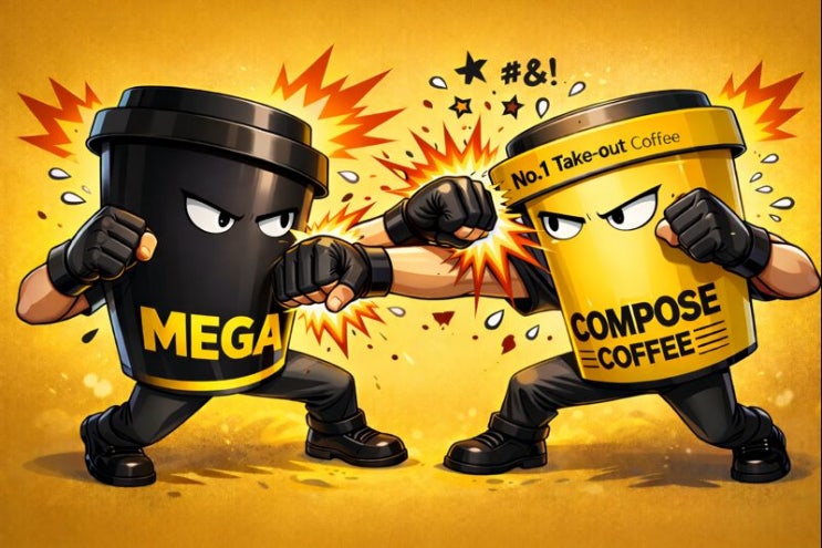 메가커피와 컴포즈커피 창업 비교: 내게 맞는 카페 선택하기