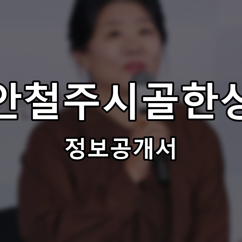 안철주시골한상 프랜차이즈 정보공개서 요약