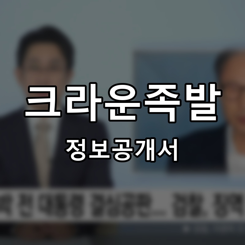 크라운족발 프랜차이즈 정보공개서 요약