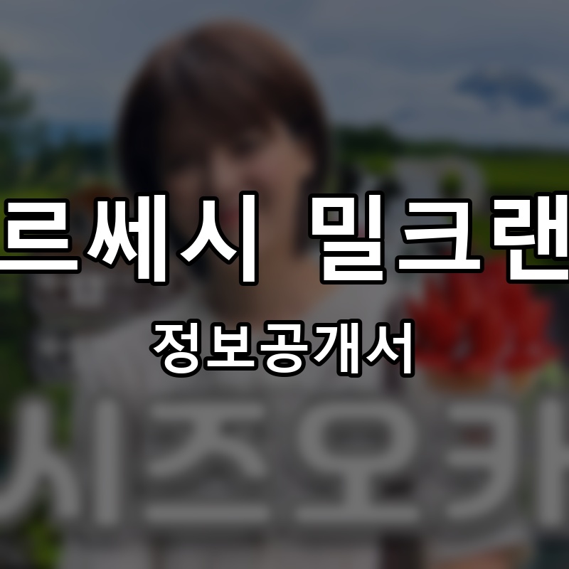 메르쎄시 밀크랜드 프랜차이즈 정보공개서