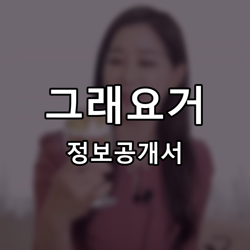 그래요거 프랜차이즈 정보공개서