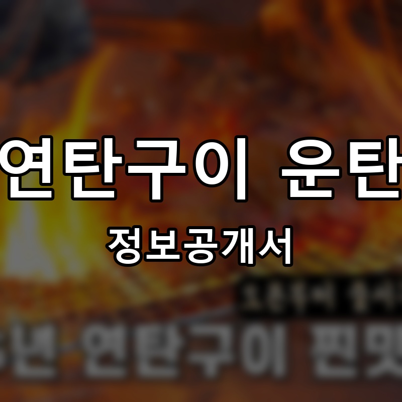 연탄구이 운탄 프랜차이즈 정보공개서