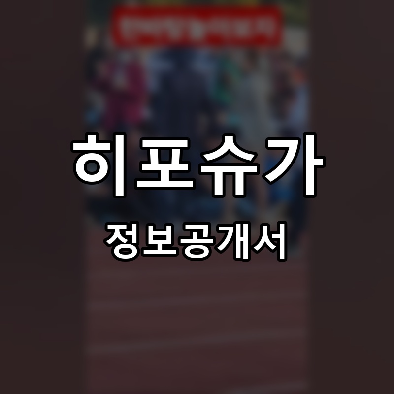 히포슈가 (HIPPO SUGAR) 프랜차이즈 정보공개서