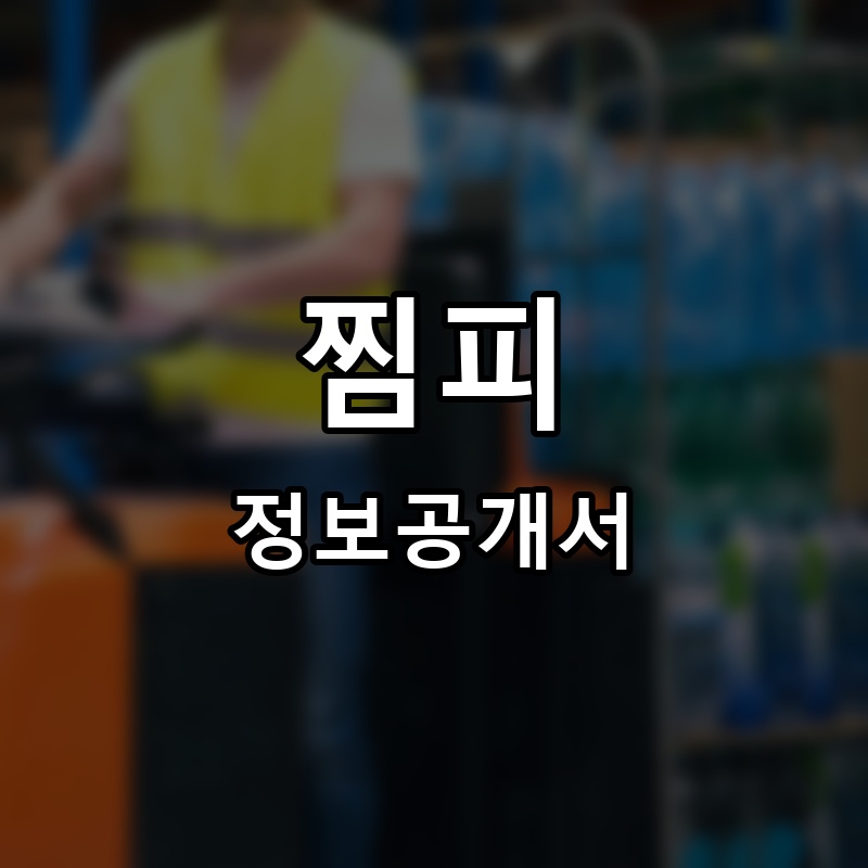 찜피 프랜차이즈 정보공개서
