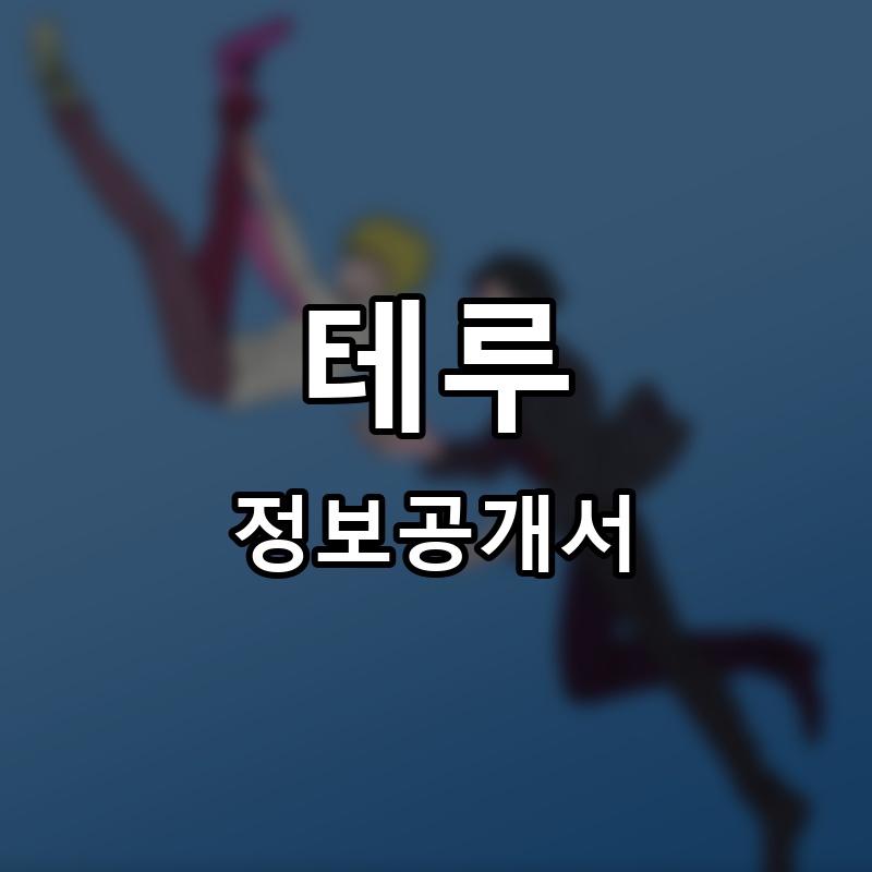 테루 프랜차이즈 정보공개서