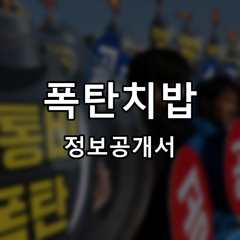 폭탄치밥 프랜차이즈 정보공개서