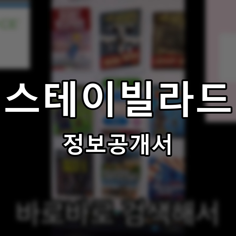 스테이빌라드 프랜차이즈 정보공개서