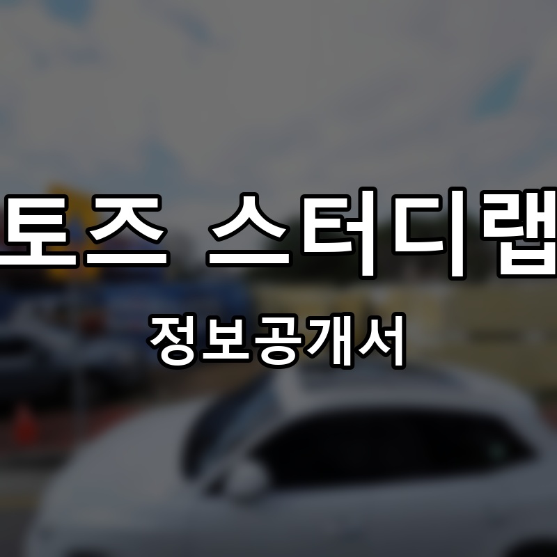 토즈 스터디랩 프랜차이즈 정보공개서