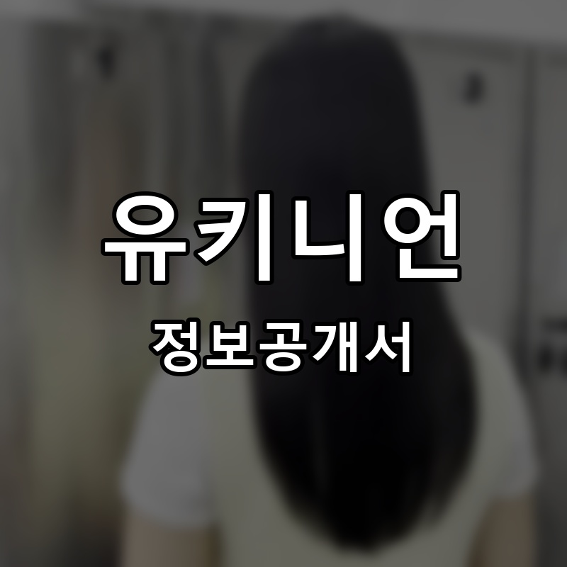 유키니언 프랜차이즈 정보공개서