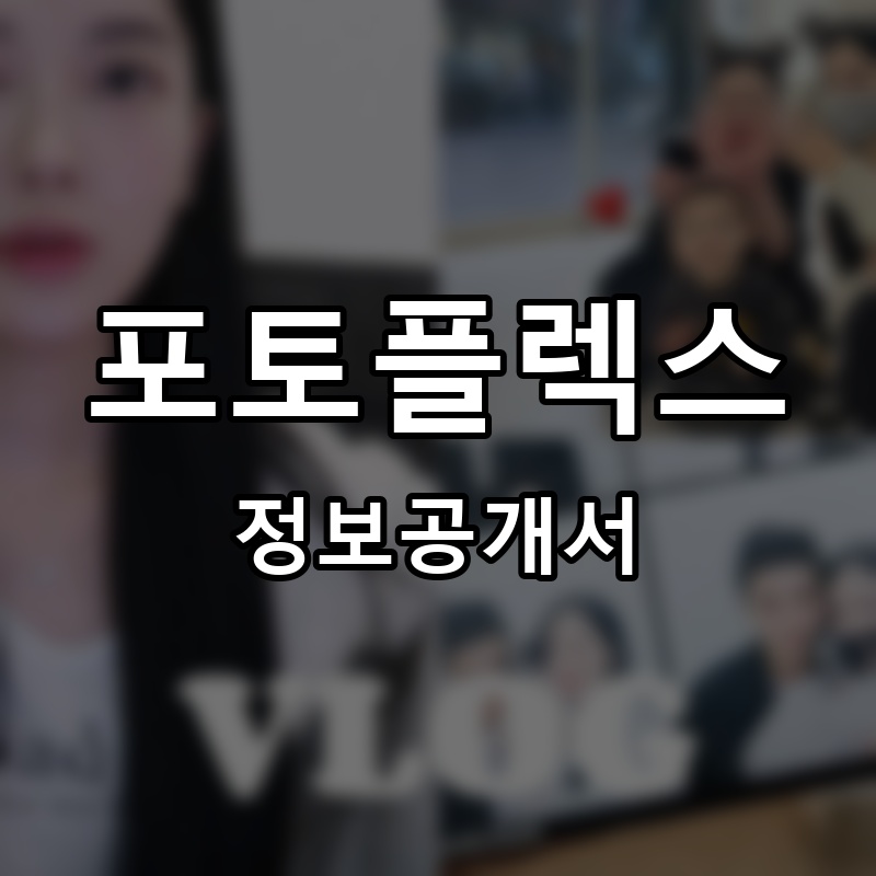 포토플렉스 프랜차이즈 정보공개서