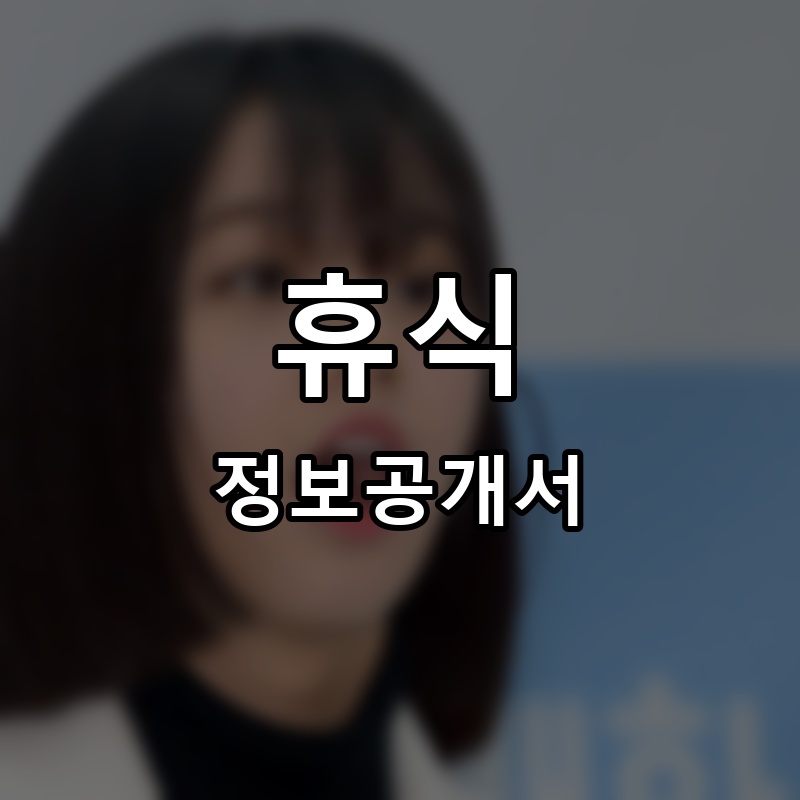 휴식 프랜차이즈 정보공개서