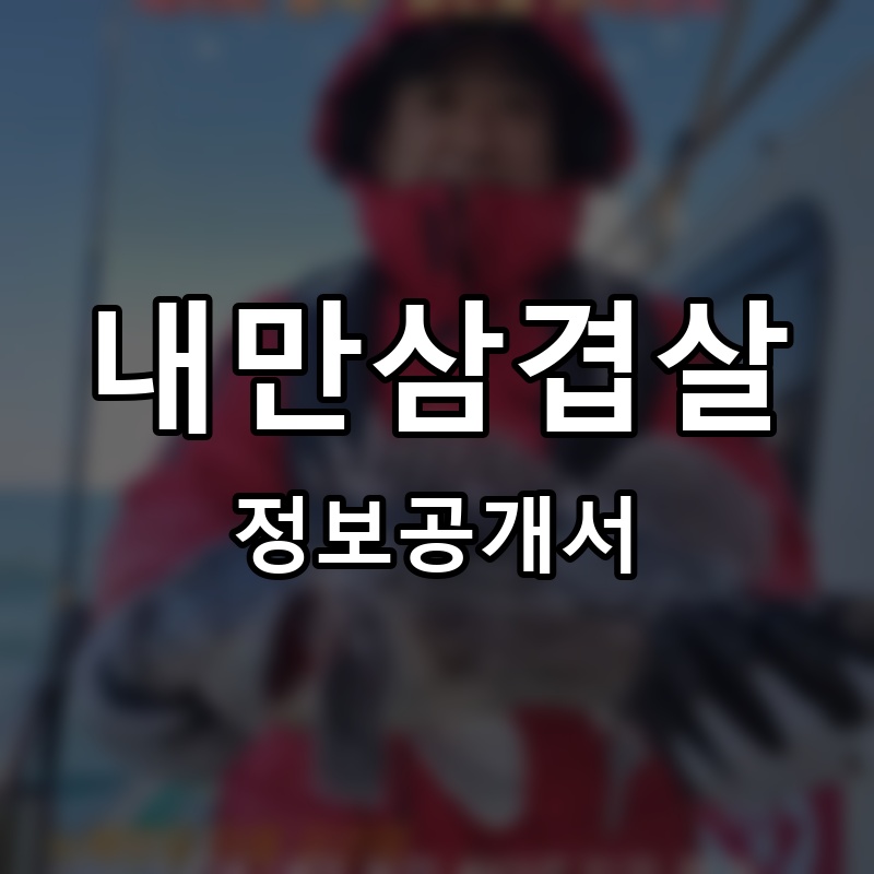 내만삼겹살 프랜차이즈 정보공개서