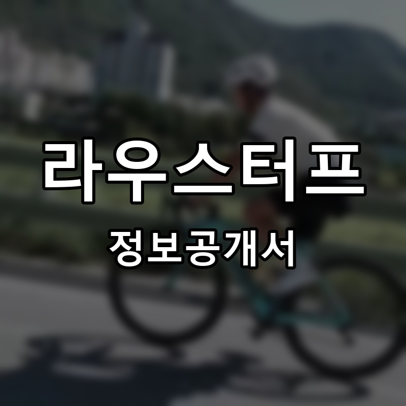 라우스터프 프랜차이즈 정보공개서