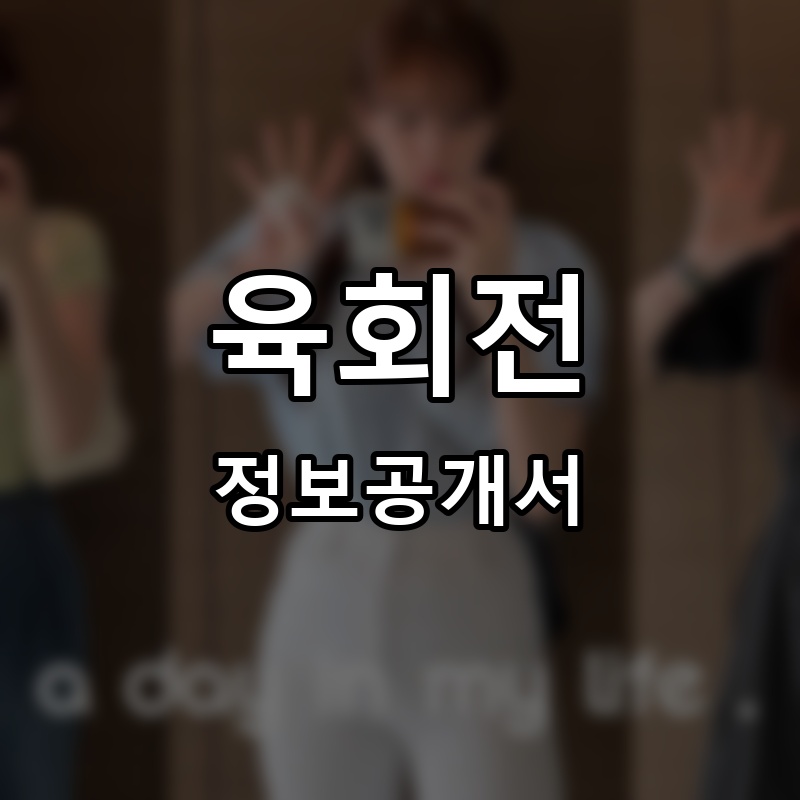 육회전 프랜차이즈 정보공개서