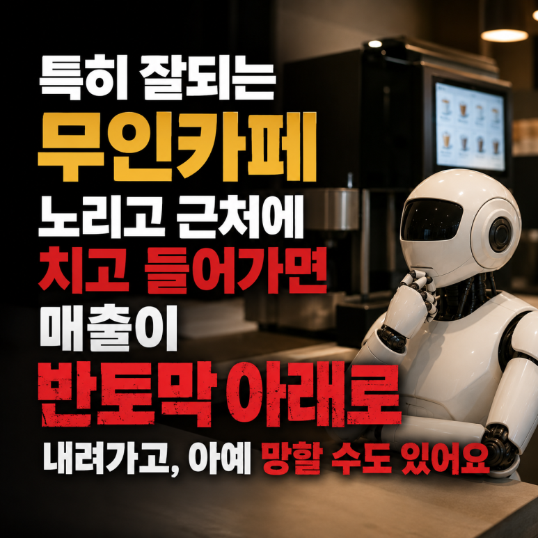 무인카페 창업 - 무인카페 창업, 2026년까지 주의해야 할 5가지 요소