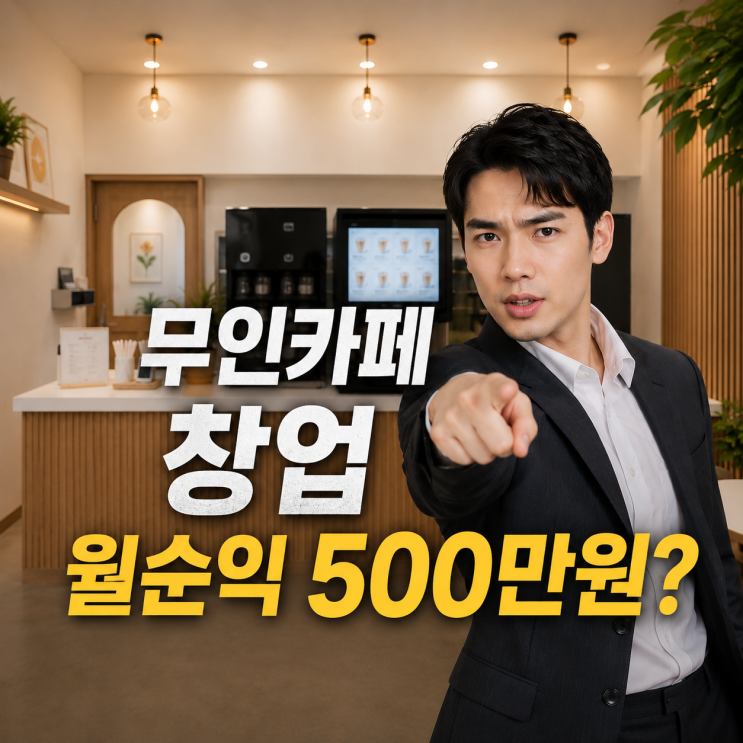 무인카페 창업, 2026년까지 주의해야 할 5가지 요소