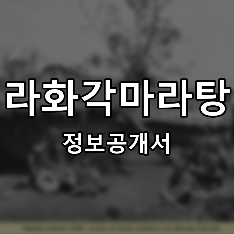 라화각마라탕 프랜차이즈 정보공개서