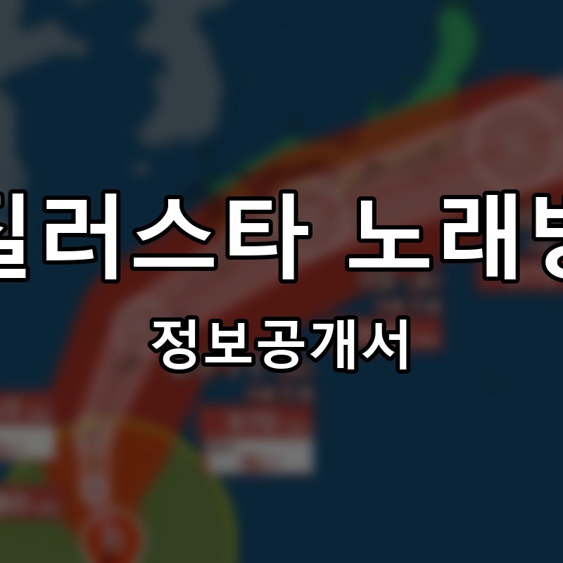 질러스타 노래방(ZILLER STAR MUSIC ROOM) 프랜차이즈 정보공개서