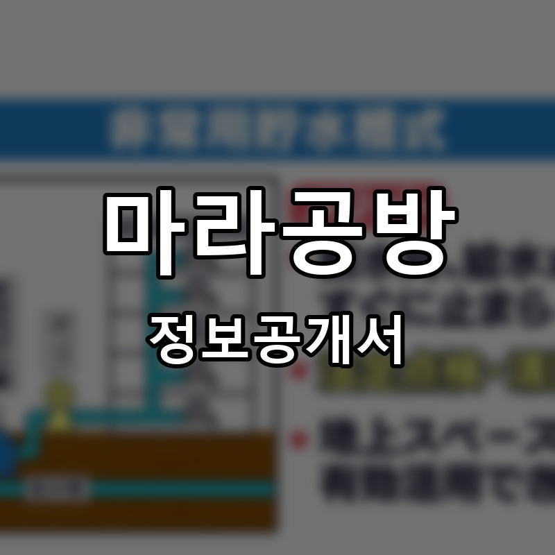 마라공방 프랜차이즈 정보공개서
