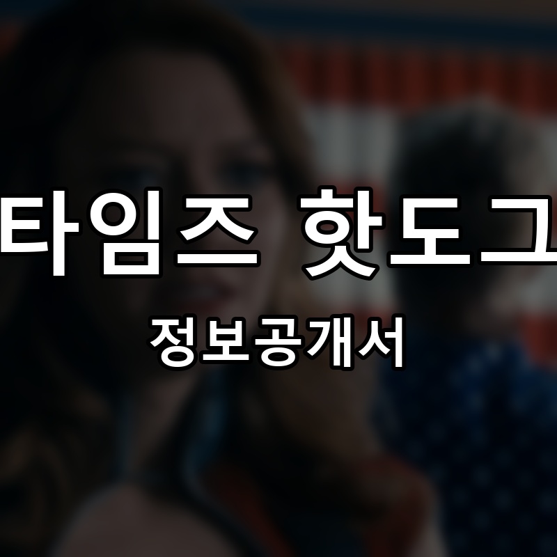 타임즈 핫도그 프랜차이즈 정보공개서