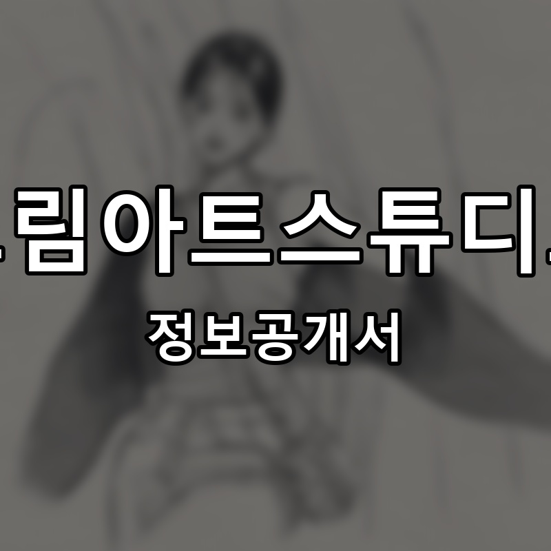 그림아트스튜디오 프랜차이즈 정보공개서