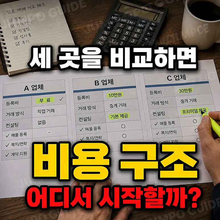 점포 매매 - 점포 매매 사이트 비교: 점포가이드, 점포라인, 아싸점포거래소의 차이점
