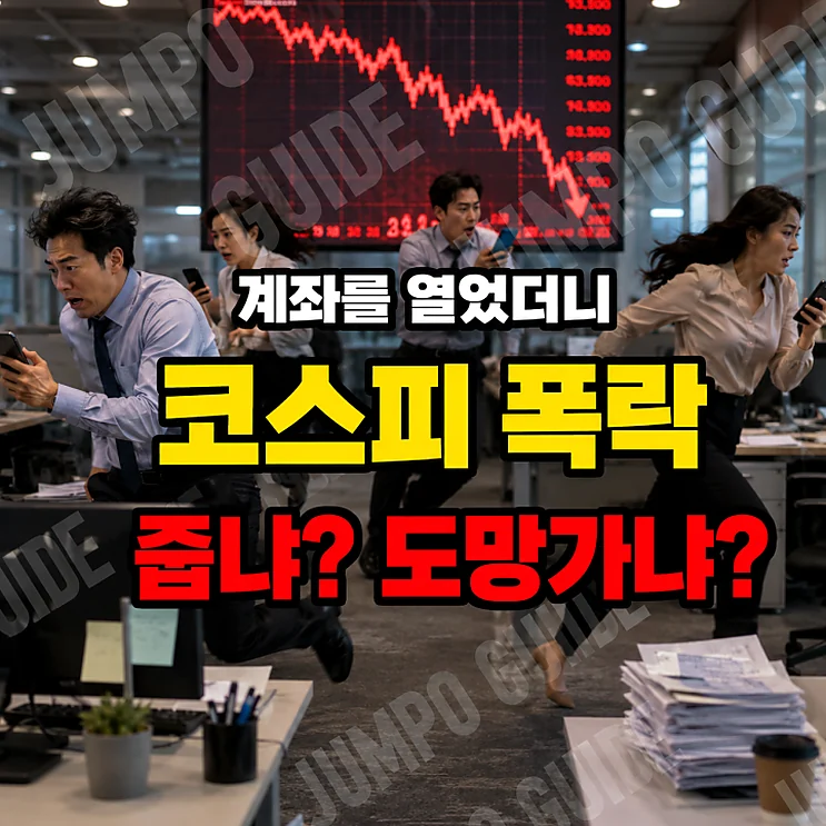 코스피 폭락 - 코스피 폭락, 투자자들 사이의 갈림길