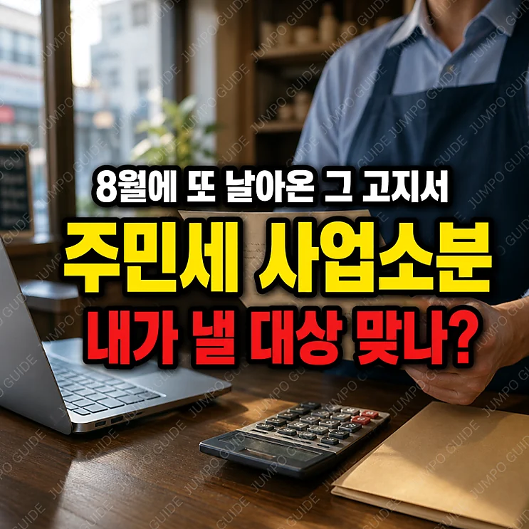 주민세 사업소분, 신고 기간과 기준을 정리한 필수 가이드