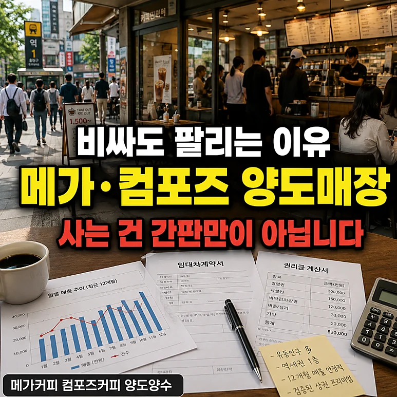 우지커피 양도양수 - 우지커피 양도양수, 신규 창업과의 비교 포인트