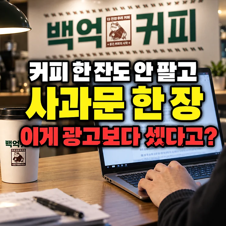 백억커피 PUBG 방플 논란과 브랜드 위기 대응의 중요성