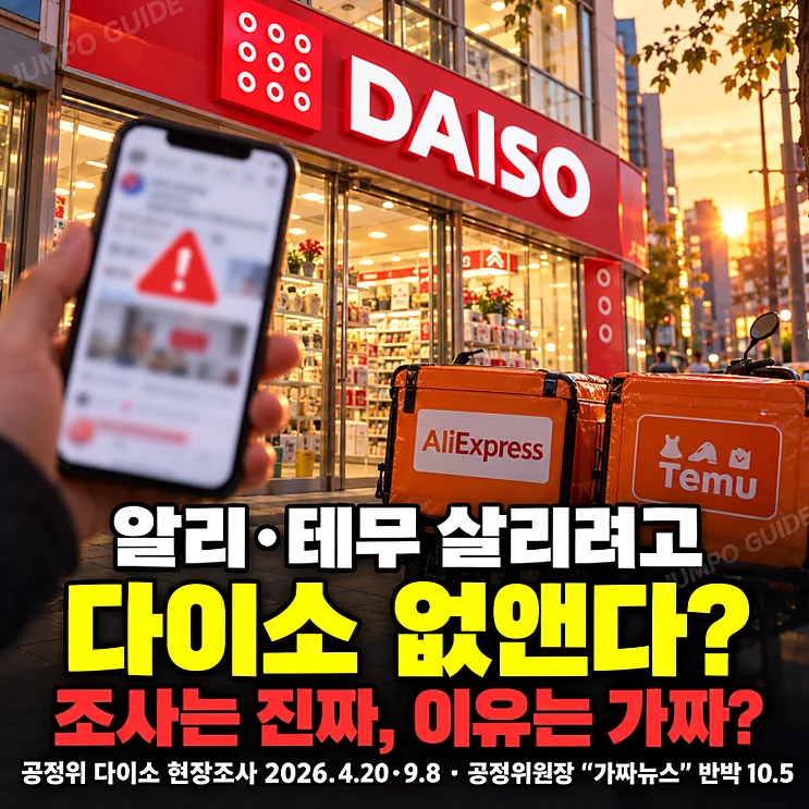 다이소 알리 소문과 진실, 공정위 조사 배경 분석