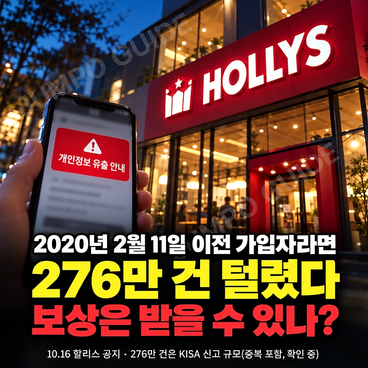 개인정보 유출에 대한 할리스의 대응과 예비 창업자의 주의점