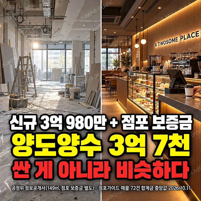 투썸플레이스 양도양수 - 양도양수로 투썸플레이스 창업, 기존 매장을 넘겨받는 이점과 리스크
