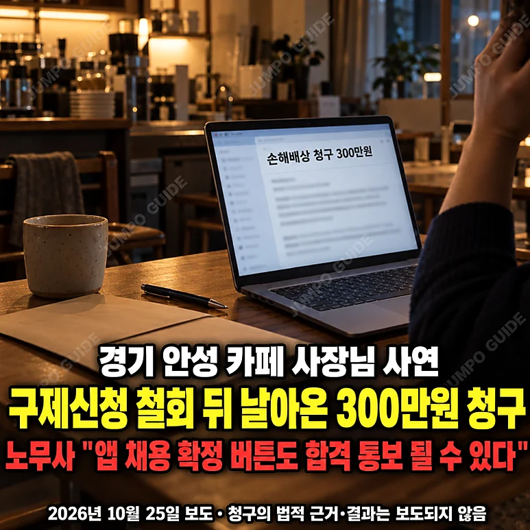 출근 안한 - 출근 안한 알바의 채용 취소와 부당해고 문제