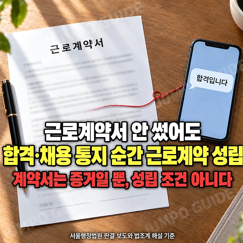 출근 안한 - 출근 안한 알바의 채용 취소와 부당해고 문제